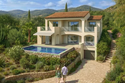 Villa provençale Issambres : Rénovation 3D, architecte d'intérieur Var