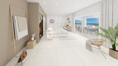 Design intérieur contemporain Var, projet Les Issambres.