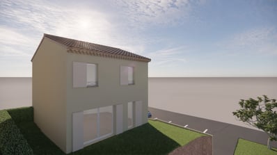Vue 3D des clôtures végétalisées - Intimité des jardins privatifs