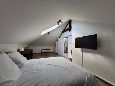 grande chambre sous comble climatisé