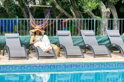 Provence rental in Drôme with secure swimming pool, ideal for a relaxing family holiday in l'Enclos du Soleil le Vent