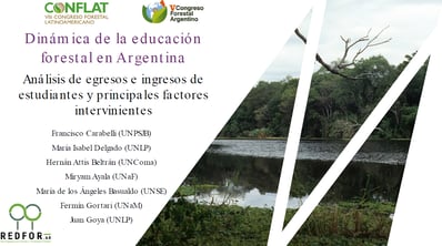 Dinámica de la educación forestal en Argentina