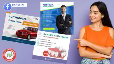 Facebook reklamos kaina