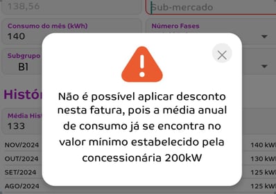 Simulação de Desconto Alexandria Energia Solar 