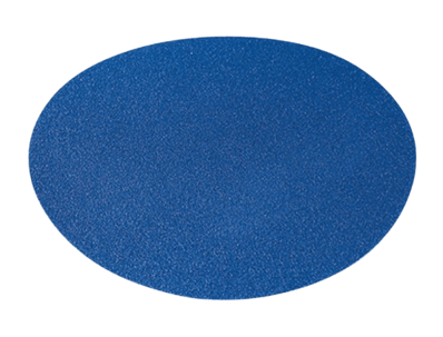 a blue circular object with a blue background