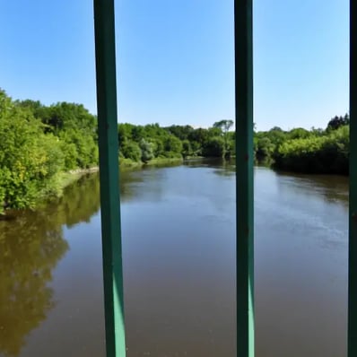 Rivièere St-Charles, barreaux.