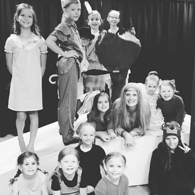 Child actors in Peter Pan adaptation written by youth playwright.