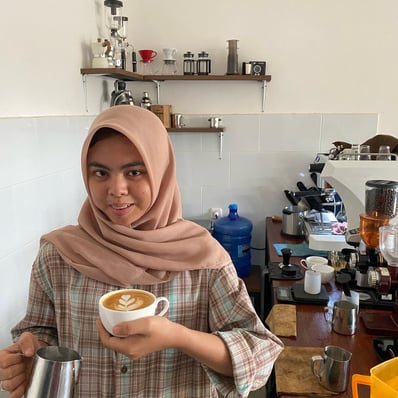 pelatihan barista, pelatihan barista pontianak, pelatihan barista gratis, pelatihan latte art pontianak, belajar latte art