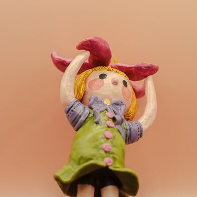 fifi epoxy clay small sculpture