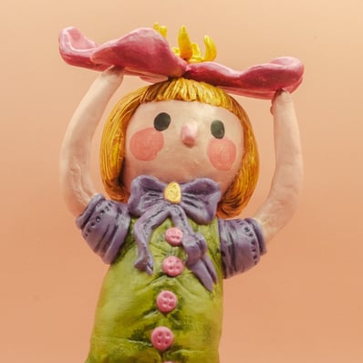 fifi epoxy clay small sculpture