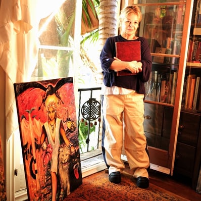 Maya Britan Artist Painter Author Psychic Woman Tarot Card Reader Art Studio