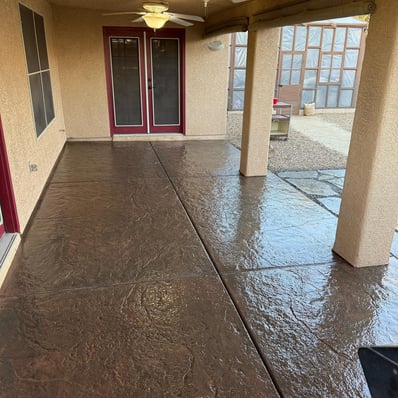 Clean Stain and Seal Concrete Patio