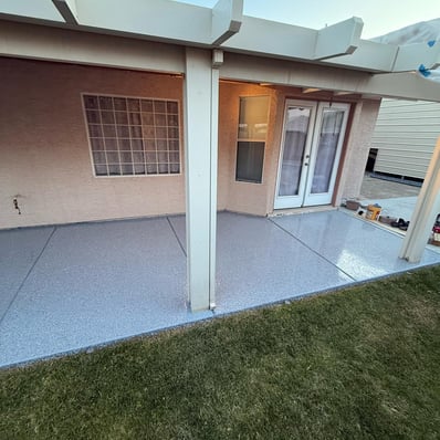 Patio Polyaspartic Concrete Coating