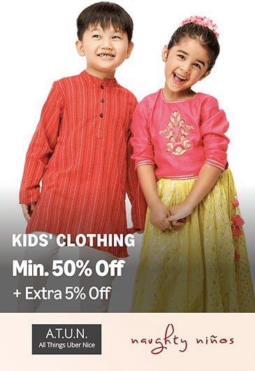 offfer banner of kids clothings 