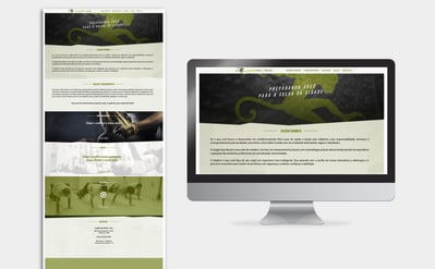 Criação de site Jungle Gym