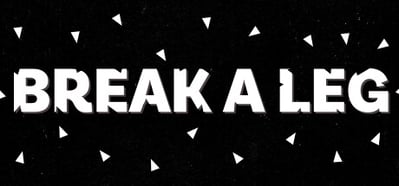 a black and white break a legging