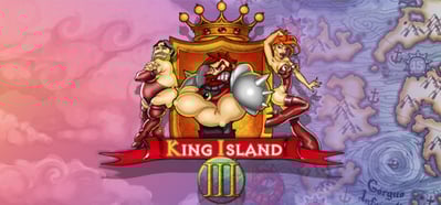 a cartoonish looking king of the island