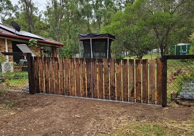 Solar Powered Electric Gate