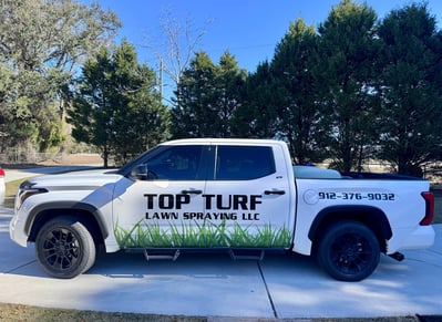 Top Turf Truck with logo