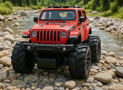  Jeep Rubicon a control remoto