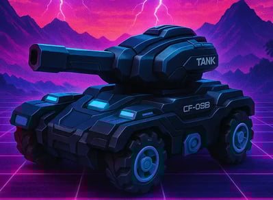 Tanque EASYTAO con truenos de fondo