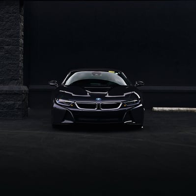 Sleek, black, and elegant BMW Coupe car photos taken at 704 Exotics in Charlotte, North Carolina.