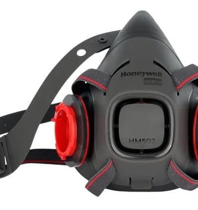 Demi-masque de protection respiratoire Honeywell HM502 pour usage industriel sécurisé