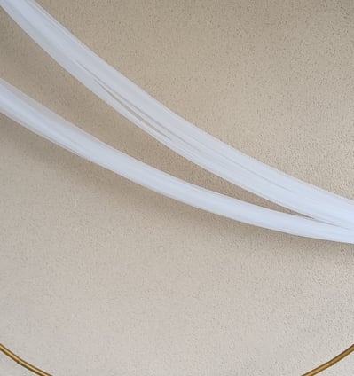drapé blanc