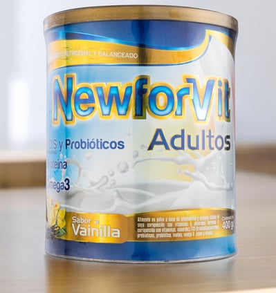 a can of new formula milk with vanilla cream