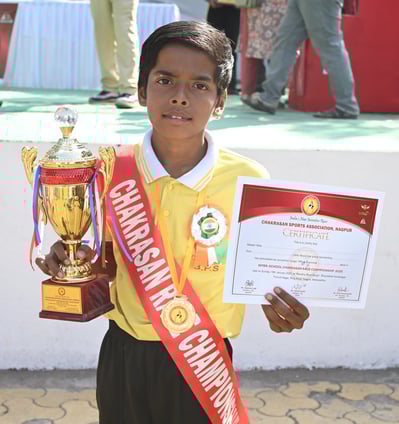 Daksh Bhelawe Under 14 - 20 mtr - Bhonsla