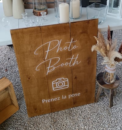 Panneau photobooth