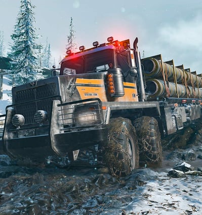 Imagem do jogo SnowRunner.