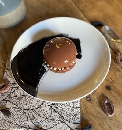 entremet chocolat pecan tonka