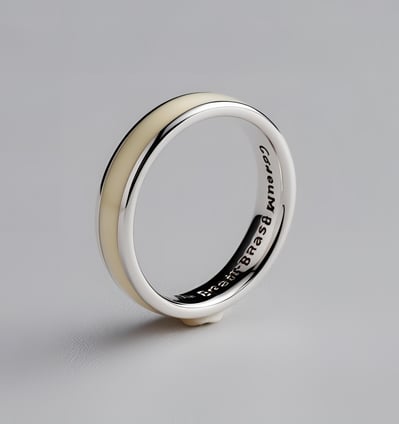 Anillo de leche materna Creados por Vidas en Brillo