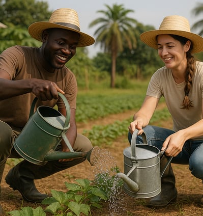 Partir en volontariat international à la Ferme Aménopé Togo Permaculture