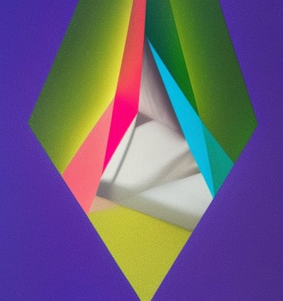 Image of a prism generated by Stable Diffusion 1.5
