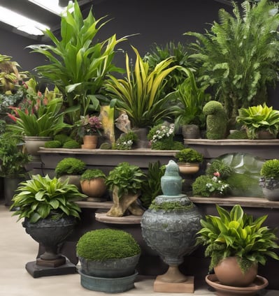 person watering plant