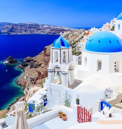 Vista de Santorini, página Europa.