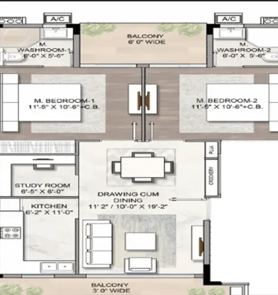 Smart world gems , 2.5 bhk, 3.5 bhk