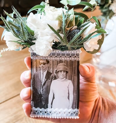 Groom's Personalized Pocket Boutonniere