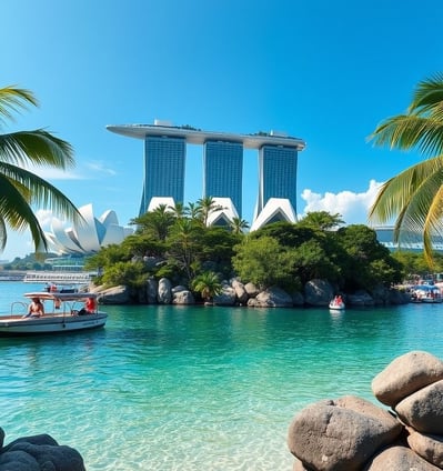 Iconic Sentosa Island of Singapore