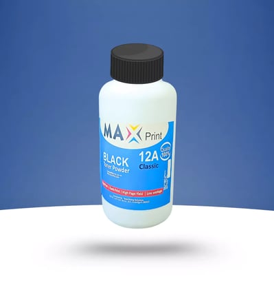 max print black toner powder