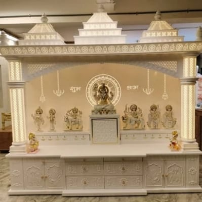 white corian temple 3d desing