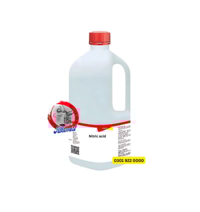 Nitric acid 70%, Sigma-Aldrich laboratory acid, Alkemist Pakistan supplier.