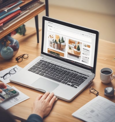 Wooden Scrabble tiles spell out the words 'INTERNET MARKETING' on a textured wooden surface.