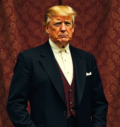 ai painting of donald trump