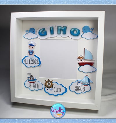 3D personalizirani okviri za bebe