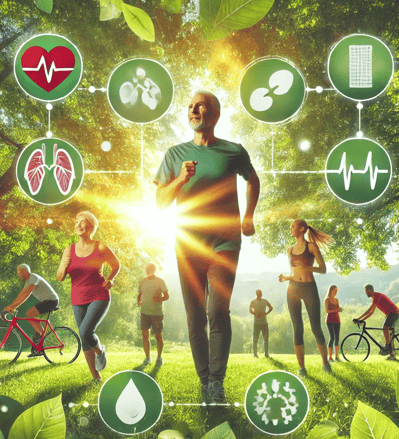 Healthy and active thanks to natural. potent, antioxidants