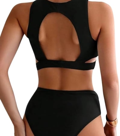 Conjunto pole dance negro