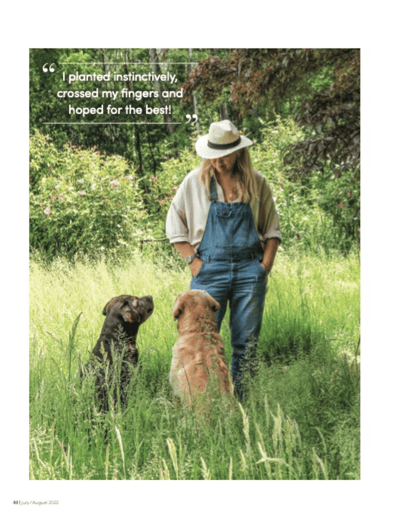 Une Maison dans le Perche, parution presse, vie à la campagne, labradors